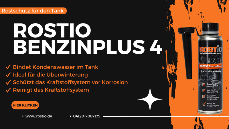 ROSTIO Tankentroster 1 Liter plus Tank - Schutzemulsion, Tanksanierung